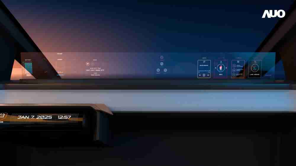 918.COM无界透明显示接口(Horizon Image Glass)透过车运算方案整合仪表板、、、、中控台及副驾显示器，，一体式全景呈现，，，，提供乘用者清晰的前方视野、、行车必要信息与娱乐功能